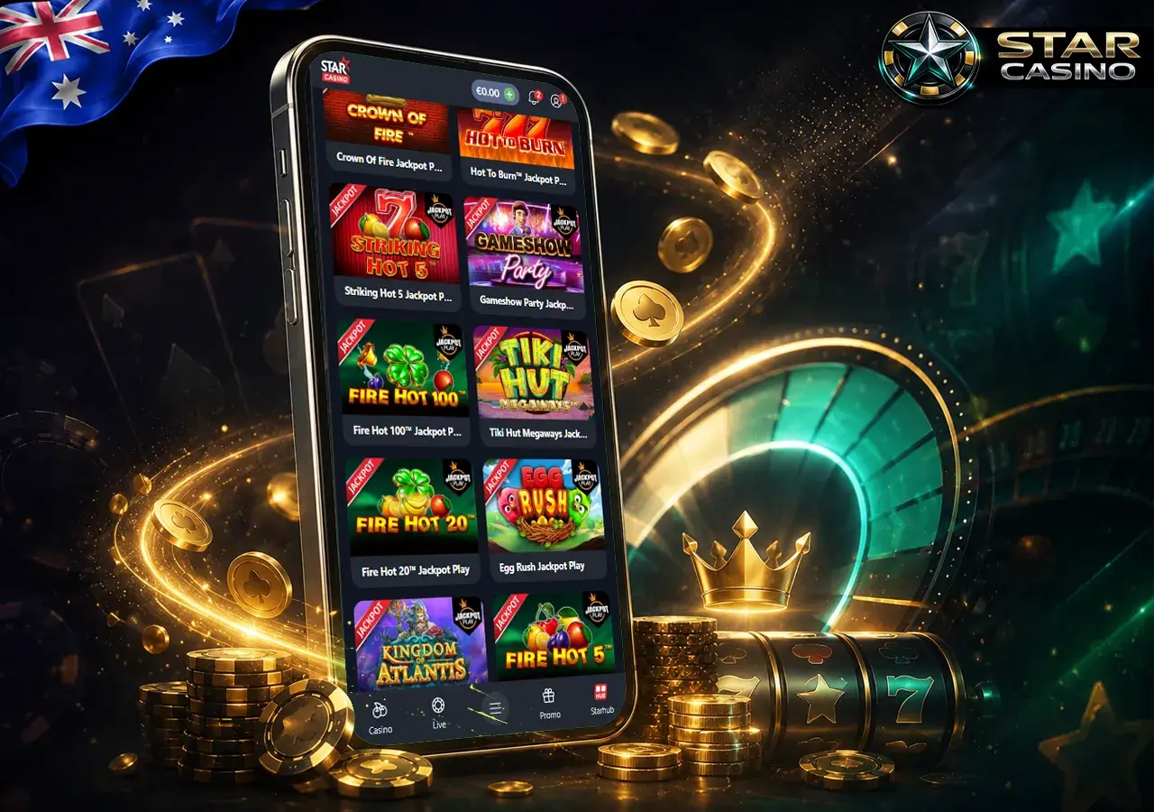 Progressive jackpots with rising prize meter and gold coins on smartphone
